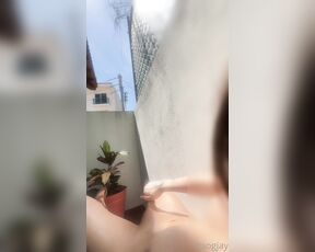 Jayla Cuateco aka itsogjay OnlyFans - Masturbating in the sun feels very natural Needed a hand though because my setup was broken