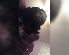 TS Alice Blaque aka bloodrain OnlyFans - Throwback to my first ever precum dripping video I posted! this would’ve been SOOO hot