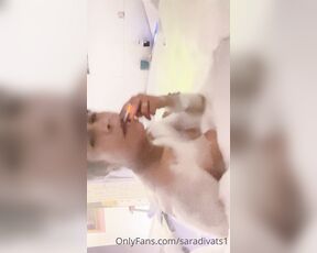 TS Saradiva aka saradivats1 OnlyFans - Hello love Good morning this video I felt very horny and I wanted to masturbate