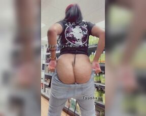 TS Babyochean aka babyochean OnlyFans - Eat my ass and suck my dick from the back while I stock shelf’s and twerk