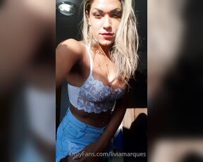 TS Livia Marques aka liviamarques OnlyFans - I know you guys love to see me like this with so much horny and hard