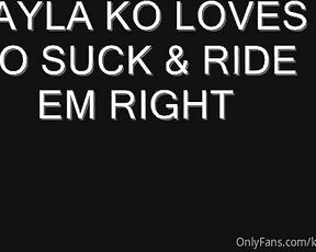 Kayla KO aka kayla_ko OnlyFans - Kayla loves to suck m and ride