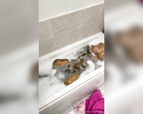 Mia Maffia aka mia_maffia OnlyFans - Wet soapy tits and spunking cock yum