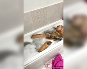 Mia Maffia aka mia_maffia OnlyFans - Wet soapy tits and spunking cock yum