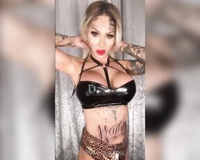 Mia Maffia aka mia_maffia OnlyFans - Kneel down and open wide you mucky fucker, look how wet my cock gets to fuck