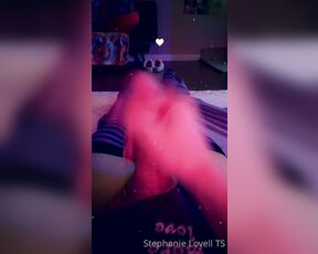 Stephanie Lovell TS aka Princess2_queen OnlyFans - Jerking my girl cock, come help me 2