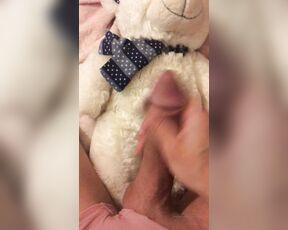 Stephanie Lovell TS aka Princess2_queen OnlyFans - I cum on my teddy bear )