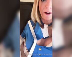 TS Jessica Presley aka Jessicapresley OnlyFans - Do you prefer flight attendant or stewardess