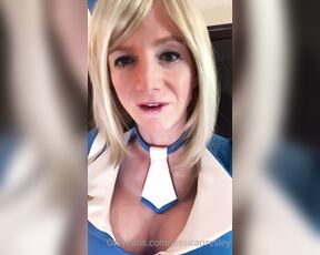 TS Jessica Presley aka Jessicapresley OnlyFans - Do you prefer flight attendant or stewardess