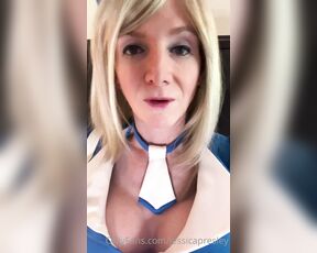 TS Jessica Presley aka Jessicapresley OnlyFans - Do you prefer flight attendant or stewardess