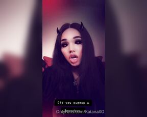 TS katanaXO aka katanaxo OnlyFans - Did you summon a Succubus