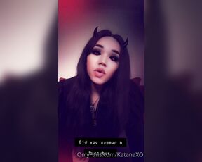 TS katanaXO aka katanaxo OnlyFans - Did you summon a Succubus