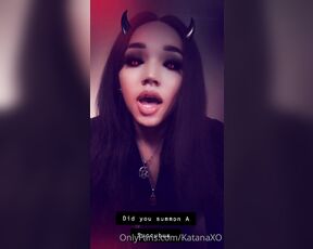 TS katanaXO aka katanaxo OnlyFans - Did you summon a Succubus