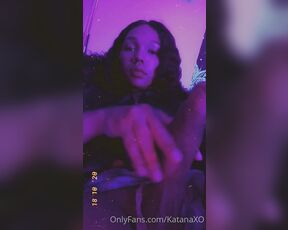 TS katanaXO aka katanaxo OnlyFans - Letting it hang out who wants a taste