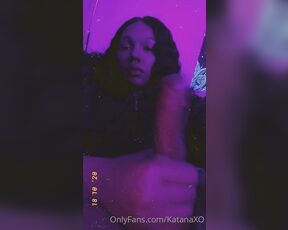 TS katanaXO aka katanaxo OnlyFans - Letting it hang out who wants a taste