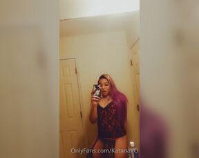 TS katanaXO aka katanaxo OnlyFans - I really need my own privacy lol this bathroom shit aint