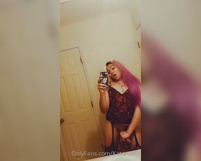 TS katanaXO aka katanaxo OnlyFans - I really need my own privacy lol this bathroom shit aint