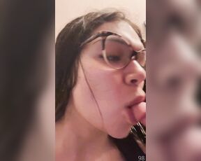 Alexa Lunes aka alexalunes OnlyFans - Watching Disney channel and sucking dick