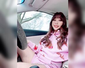 PrincessStarLight aka princessstarlight OnlyFans - Was super horny today when I was driving around town and just had to pull over