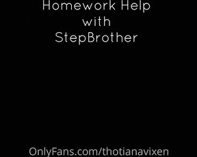 Thotiana Vixen aka thotianavixen OnlyFans - Homework Help with StepBrother PT2” After helping my Step Brother with his Homework, things got steamybut