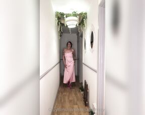 TS Missy aka silksatinmissy OnlyFans - Pretty in pink silk