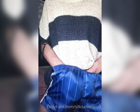 TS Missy aka silksatinmissy OnlyFans - I loved feeling my hard, rigid cock, in these shorts