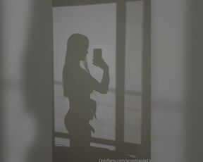 TS Angelpaula11 aka angelpaula11 OnlyFans - Shadow play I will answer all your messages tomorrow guys