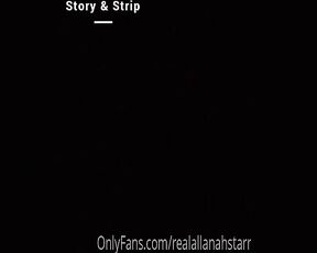 Allanah Starr aka realallanahstarr OnlyFans - On todays Story & Strip My first experiences with group sex!