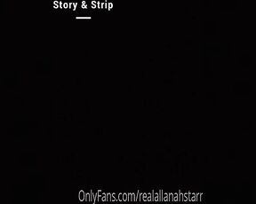 Allanah Starr aka realallanahstarr OnlyFans - Story & Strip Special Halloween story!