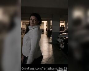 Renata Molina aka renathamolina23 OnlyFans - Estaba grabando en un parking y casi nos pillan