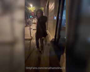 Renata Molina aka renathamolina23 OnlyFans - De cachondeo por la calle Horny outside