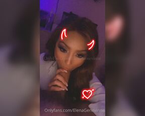 Elena Genevinne aka atomicbarbie69 OnlyFans - Needed to suck some COCK bad ! Thank god @alphawolfe1 was right there Comment if you’d