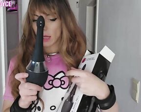 Sissy Joyce aka sissyjoyce OnlyFans - Omg I am so clumsy!!! Welllll this toy is kinda a big investment but