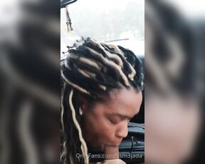 TS JadaSavage aka itsm3jada OnlyFans - A little car head with my Twitter follower