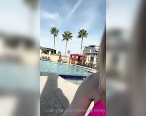 TS Jessica Presley aka Jessicapresley OnlyFans - Poolside