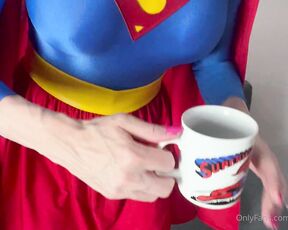 TS Jessica Presley aka Jessicapresley OnlyFans - Coffee time with Supergirl