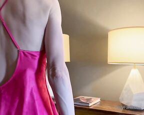 TS Jessica Presley aka Jessicapresley OnlyFans - Modeling a sexy pink nightie