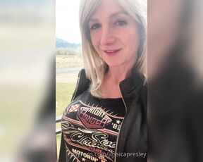 TS Jessica Presley aka Jessicapresley OnlyFans - Rocking my motorocker jacket