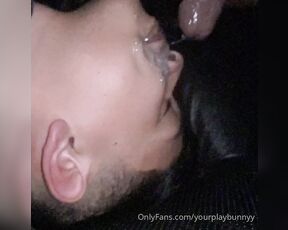 YourPlayBunnyy aka Yourplaybunnyy OnlyFans - I don’t play around when it comes to giving head !! So much spit! One of my best head videos 12am