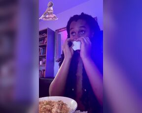 ThiccyTheDoll aka thiccythedoll OnlyFans - Do i look cute eating noodles and watching reality