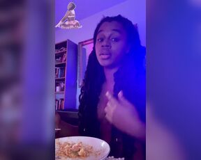 ThiccyTheDoll aka thiccythedoll OnlyFans - Do i look cute eating noodles and watching reality