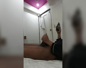 Tanushemale21 aka tanushemale21 OnlyFans Video - This is how I massage my monster after cumshoot this morning