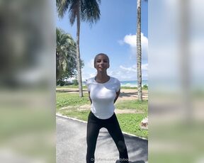 Ladyboy_maria aka ladyboymaria199 OnlyFans Video - I got so horny when i was out jogging by the beach today  Full naughty