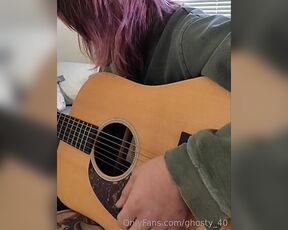 Ghosty 40 aka ghosty_40 OnlyFans Video - A rare video of my mediocre guitar skills