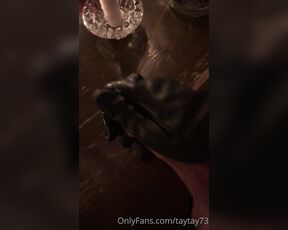 TayTay aka taytay73 OnlyFans Video - I should have gotten a smaller size but these latex gloves feel amazing