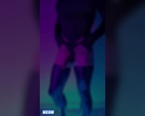 NeonFuta aka neonfuta OnlyFans Video - Neon Nights How about we start with something strong dont be scared darling come takes your