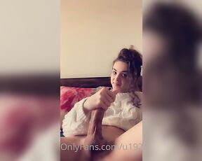 Nicole Mancinii aka bigdicktrannynicole OnlyFans Video - my dicccc got hard yall