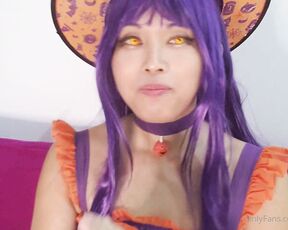 Reina Hanno aka reinahanno OnlyFans Video - Hope everyone is having a great spooky festival  On tonights post, the pumpkin witch is