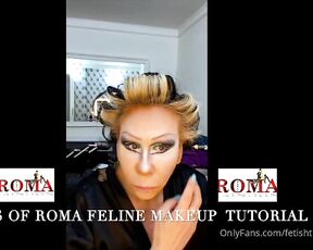 FetishTransexual aka fetishtransexual OnlyFans Video - GREAT Makeup tutorial Fashion Feline part 6, love applying my heavy makeup on camera, shall i