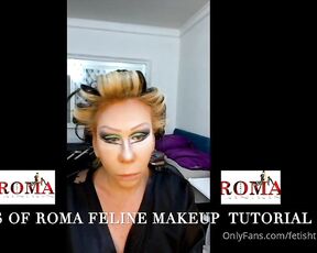 FetishTransexual aka fetishtransexual OnlyFans Video - GREAT Makeup tutorial Fashion Feline part 6, love applying my heavy makeup on camera, shall i